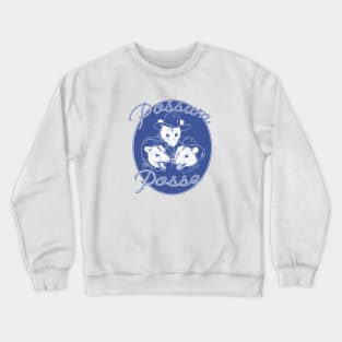 Possum Posse in denim blue Crewneck Sweatshirt